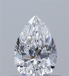 Foto Diamante Natural 0.41 quilates, De pera , Color D, claridad VVS2 y certificado GIA de