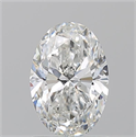 Natural Diamond 1.22 Carats, Oval with  Cut, G Color, SI1 Clarity and Certified by GIA