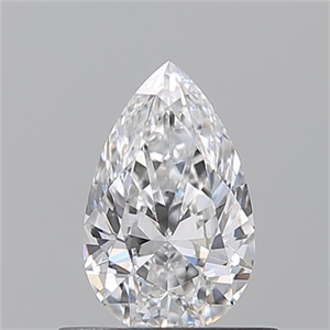 Picture of Natural Diamond 0.55 Carats, Pear with  Cut, D Color, VS1 Clarity and Certified by GIA