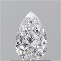 Diamante Natural 0.55 quilates, De pera , Color D, claridad VS1 y certificado GIA