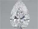 Diamante Natural 0.61 quilates, De pera , Color D, claridad VS1 y certificado GIA