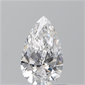 Natural Diamond 0.70 Carats, Pear with  Cut, D Color, VS1 Clarity and Certified by GIA