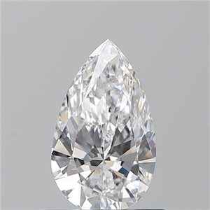 Picture of Natural Diamond 0.70 Carats, Pear with  Cut, D Color, VS1 Clarity and Certified by GIA
