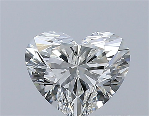 Picture of Natural Diamond 0.51 Carats, Heart with  Cut, I Color, SI1 Clarity and Certified by GIA