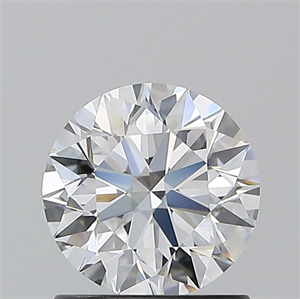 Picture of Natural Diamond 1.10 Carats, Round with Excellent Cut, D Color, VVS1 Clarity and Certified by GIA