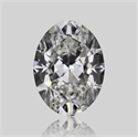 Natural Diamond 0.70 Carats, Oval with  Cut, E Color, VVS2 Clarity and Certified by GIA