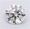 Del inventario de diamantes de laboratorio, 1.29 quilates, Redondo , Color G, claridad VS1 y certificado IGI