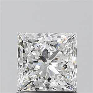 Foto Diamante Natural 1.01 quilates, Princesa , Color G, claridad VS2 y certificado GIA de
