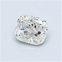 Diamante Natural 0.71 quilates, Del cojín , Color J, claridad I2 y certificado GIA