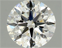 Natural Diamond 0.90 Carats, Round with Excellent Cut, I Color, VVS1 Clarity and Certified by GIA