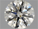 Natural Diamond 1.00 Carats, Round with Excellent Cut, J Color, SI2 Clarity and Certified by GIA