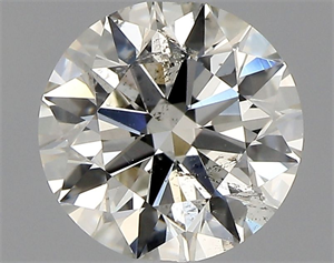 Picture of Natural Diamond 1.00 Carats, Round with Excellent Cut, J Color, SI2 Clarity and Certified by GIA