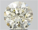 Diamante Natural 2.50 quilates, Redondo , Color K, claridad VS2 y certificado IGI