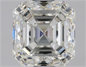 Natural Diamond 1.50 Carats, Asscher with  Cut, I Color, SI1 Clarity and Certified by GIA