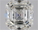 Natural Diamond 1.50 Carats, Asscher with  Cut, I Color, SI1 Clarity and Certified by GIA