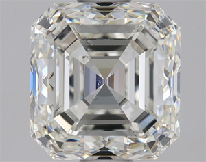 Picture of Natural Diamond 1.50 Carats, Asscher with  Cut, I Color, SI1 Clarity and Certified by GIA