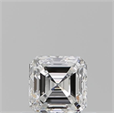 Natural Diamond 0.51 Carats, Asscher with  Cut, E Color, VS1 Clarity and Certified by GIA