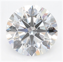 Del inventario de diamantes de laboratorio, 3.90 quilates, Redondo , Color D, claridad VVS1 y certificado GIA