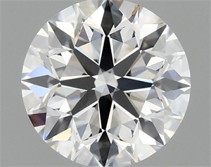 Picture of Lab Grown Diamond 1.02 Carats, Round with Excellent Cut, E Color, VS1 Clarity and Certified by IGI