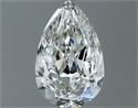 Natural Diamond 0.81 Carats, Pear with  Cut, I Color, SI1 Clarity and Certified by GIA