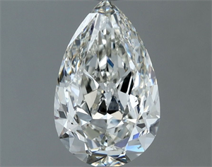 Picture of Natural Diamond 0.81 Carats, Pear with  Cut, I Color, SI1 Clarity and Certified by GIA
