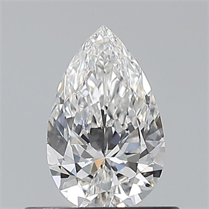 Picture of Natural Diamond 0.50 Carats, Pear with  Cut, F Color, VS1 Clarity and Certified by GIA