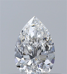 Picture of Natural Diamond 0.31 Carats, Pear with  Cut, F Color, VVS2 Clarity and Certified by GIA