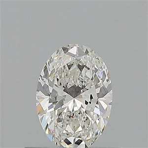 Picture of Natural Diamond 0.50 Carats, Oval with  Cut, G Color, VVS2 Clarity and Certified by GIA