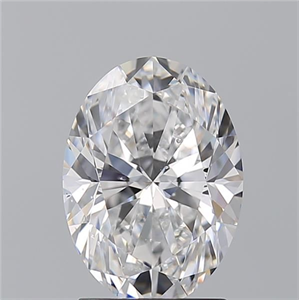 Picture of Natural Diamond 2.23 Carats, Oval with  Cut, D Color, SI1 Clarity and Certified by GIA