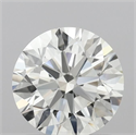 Natural Diamond 0.90 Carats, Round with Excellent Cut, I Color, VS2 Clarity and Certified by IGI