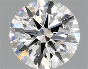 Picture of Lab Grown Diamond 1.37 Carats, Round with Ideal Cut, F Color, VS1 Clarity and Certified by IGI