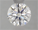 Natural Diamond 0.71 Carats, Round with Excellent Cut, E Color, SI2 Clarity and Certified by GIA
