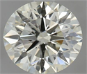 Natural Diamond 1.22 Carats, Round with Excellent Cut, J Color, SI1 Clarity and Certified by IGI