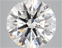 Lab Grown Diamond 7.21 Carats, Round with Ideal Cut, H Color, VS2 Clarity and Certified by IGI