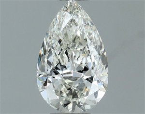 Foto Diamante Natural 0.70 quilates, De pera , Color J, claridad SI2 y certificado GIA de