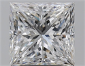 Natural Diamond 3.01 Carats, Princess with  Cut, F Color, SI2 Clarity and Certified by GIA