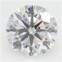 Lab Grown Diamond 3.01 Carats, Round with Ideal Cut, D Color, VS1 Clarity and Certified by IGI