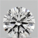 Lab Grown Diamond 1.04 Carats, Round with Ideal Cut, F Color, VVS2 Clarity and Certified by IGI