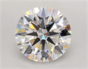 Del inventario de diamantes de laboratorio, 3.55 quilates, Redondo , Color E, claridad VVS2 y certificado IGI