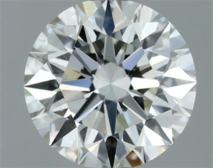 Picture of Natural Diamond 0.50 Carats, Round with Excellent Cut, I Color, VVS1 Clarity and Certified by IGI