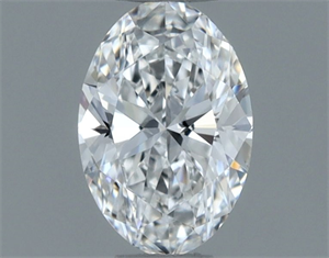 Foto Diamante Natural 0.30 quilates, Ovalado , Color E, claridad VS2 y certificado GIA de