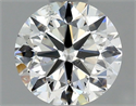 Natural Diamond 0.65 Carats, Round with Excellent Cut, H Color, SI2 Clarity and Certified by GIA