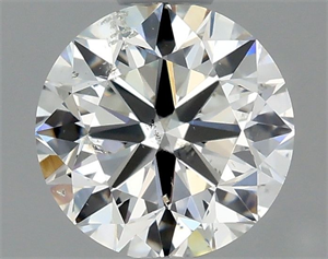 Picture of Natural Diamond 0.65 Carats, Round with Excellent Cut, H Color, SI2 Clarity and Certified by GIA