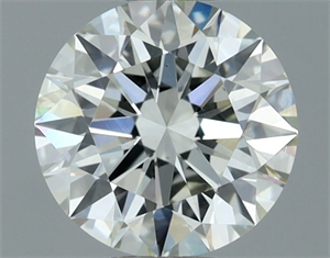 Picture of Natural Diamond 1.01 Carats, Round with Excellent Cut, K Color, I1 Clarity and Certified by GIA