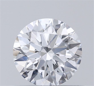 Picture of Natural Diamond 0.53 Carats, Round with Excellent Cut, D Color, SI1 Clarity and Certified by GIA
