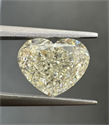 Natural Diamond 3.70 Carats, Heart with  Cut, M Color, VVS2 Clarity and Certified by GIA
