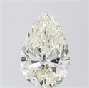 Natural Diamond 8.02 Carats, Pear with  Cut, I Color, SI1 Clarity and Certified by IGI