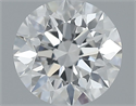 Natural Diamond 0.70 Carats, Round with Excellent Cut, F Color, VVS1 Clarity and Certified by GIA