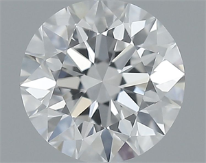 Picture of Natural Diamond 0.70 Carats, Round with Excellent Cut, F Color, VVS1 Clarity and Certified by GIA
