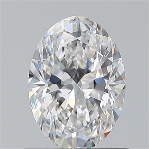 Picture of Natural Diamond 0.80 Carats, Oval with  Cut, D Color, VS2 Clarity and Certified by GIA